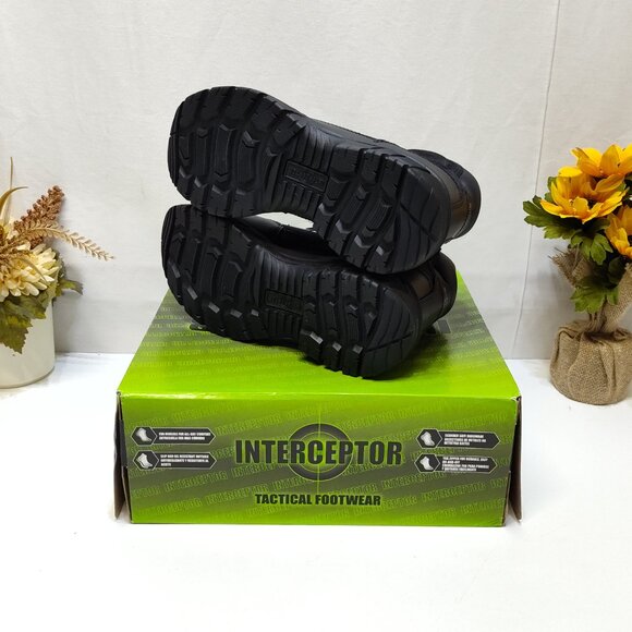 Interceptor Litefast Tactical Boots Women's 9.5 Zippered 6" Shaft Soft Toe NIB - Picture 7 of 12